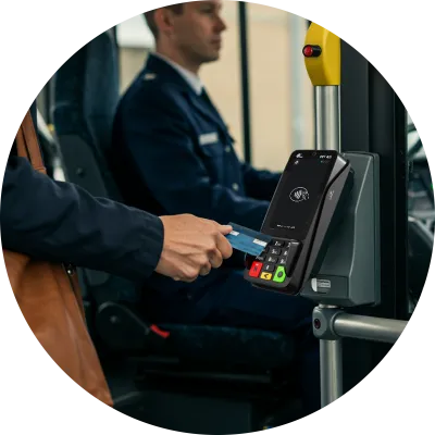 A35 payment terminal integrated within public bus A35 payment terminal integrated within public bus